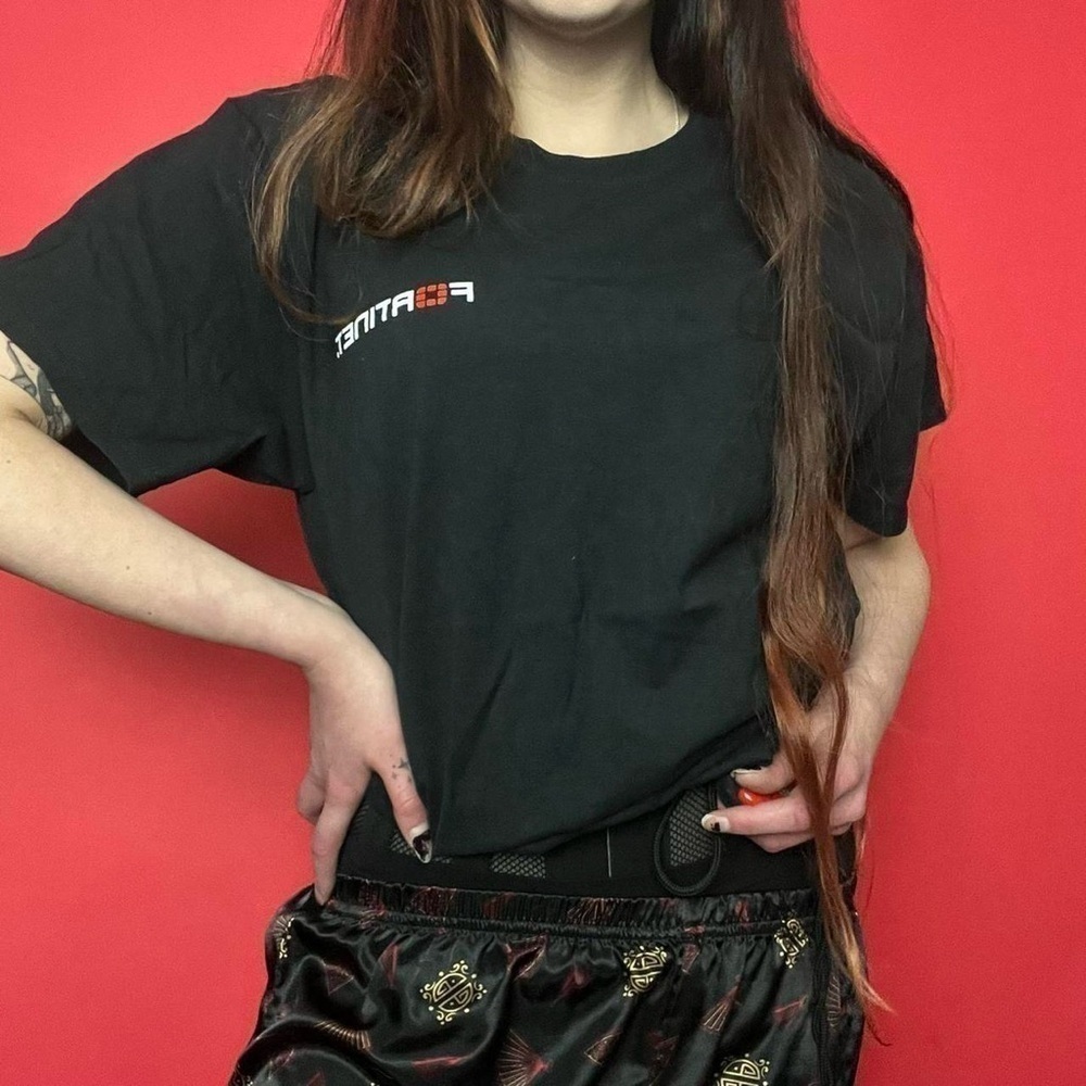 Black fortinet / cyber security tee shirt  🖤🤍​​​​​​​​​​​​​​​​​